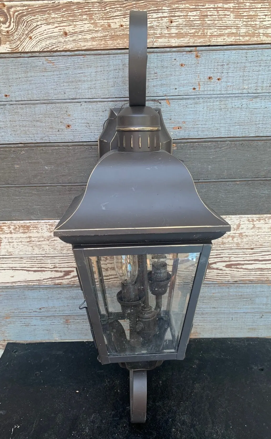 Black Tole Sconce 1