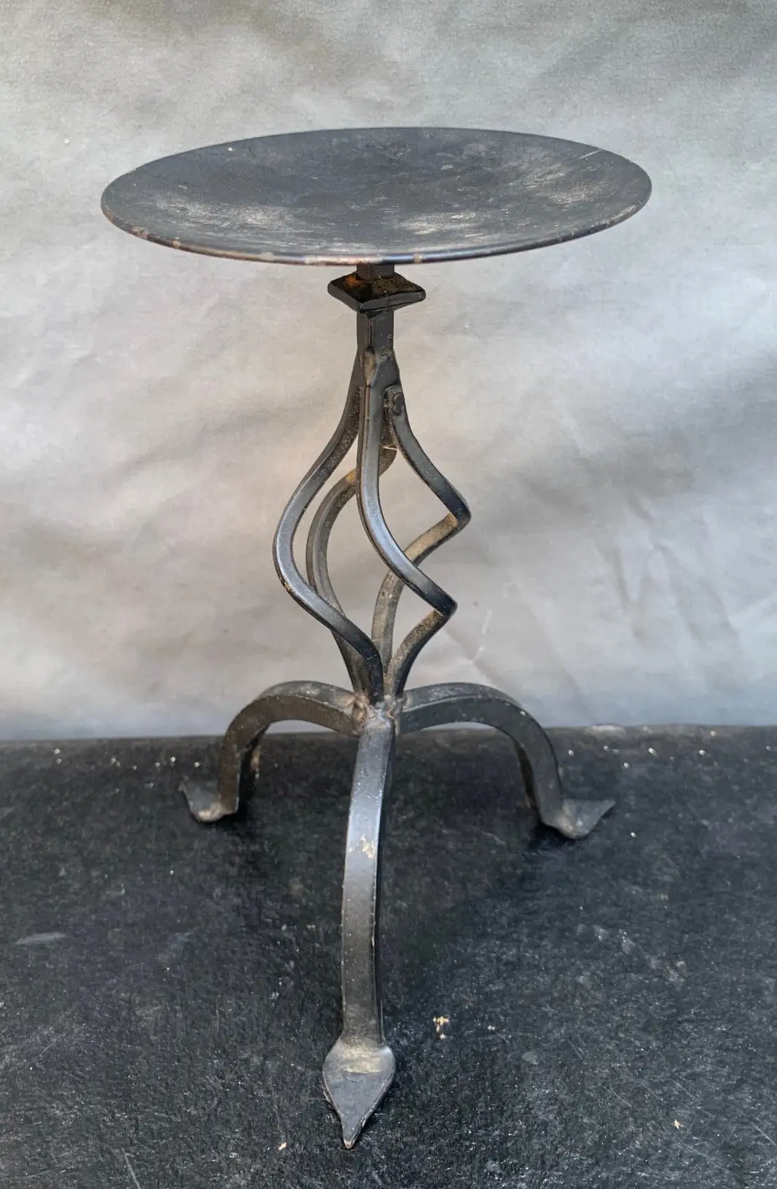 Small Tripod Iron Candle Stick 1