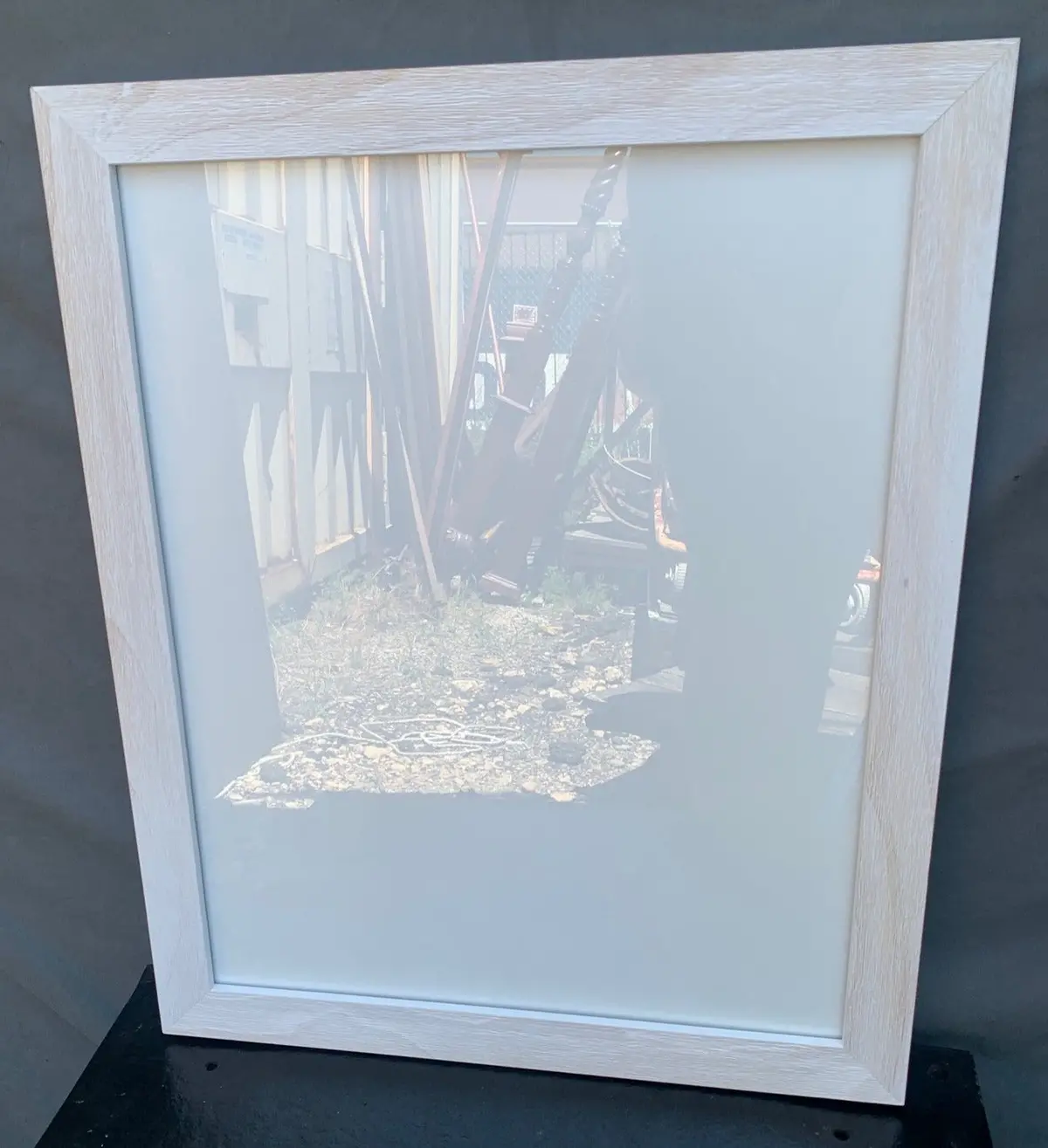 Small White Washed Frame 1