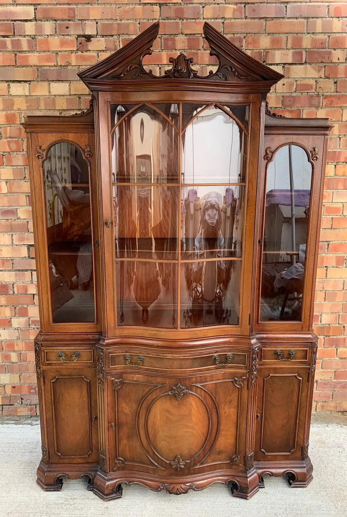 Federal Style China Cupboard 1