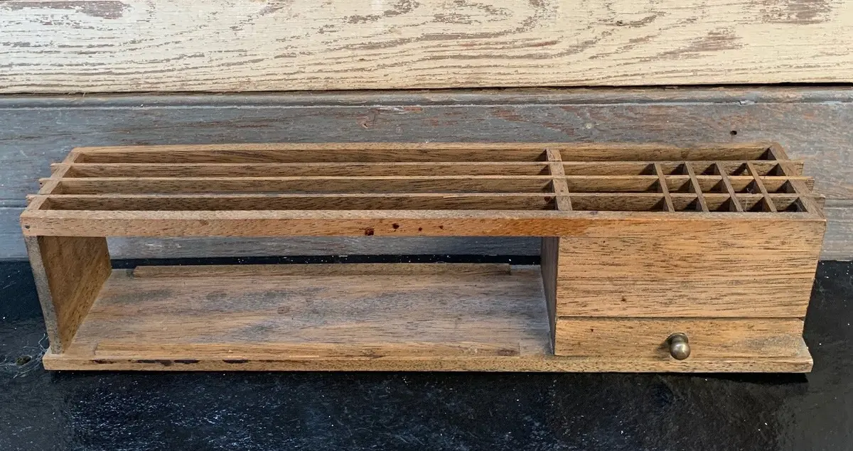 Japanese Mahogany Plate Rack 1