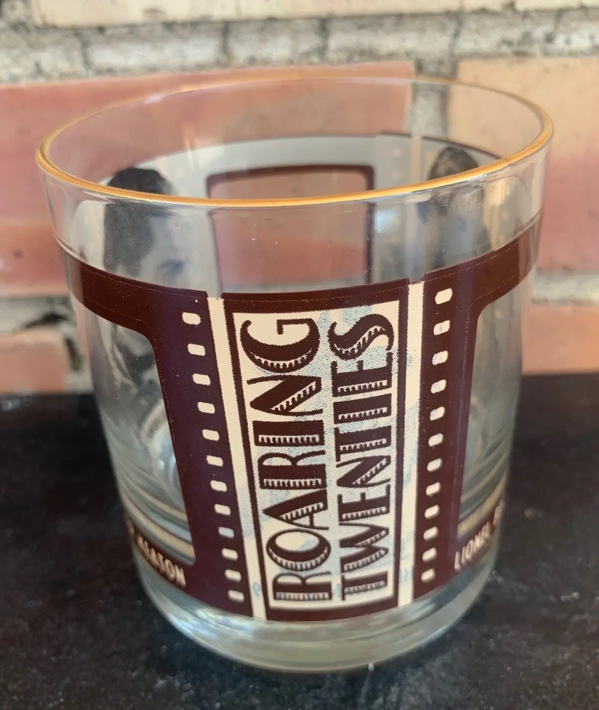 Roaring Twenties Glass: Keaton, Barrymore, Mix 1
