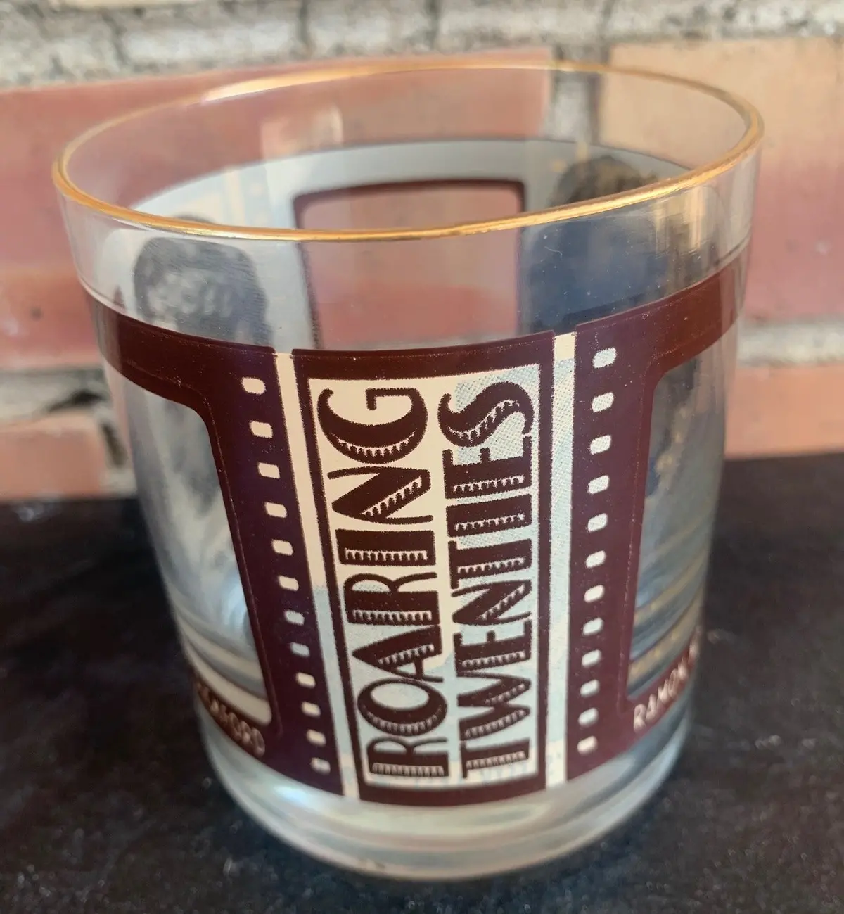 Roaring Twenties Glass: Novarro, Lloyd, Pickford 1