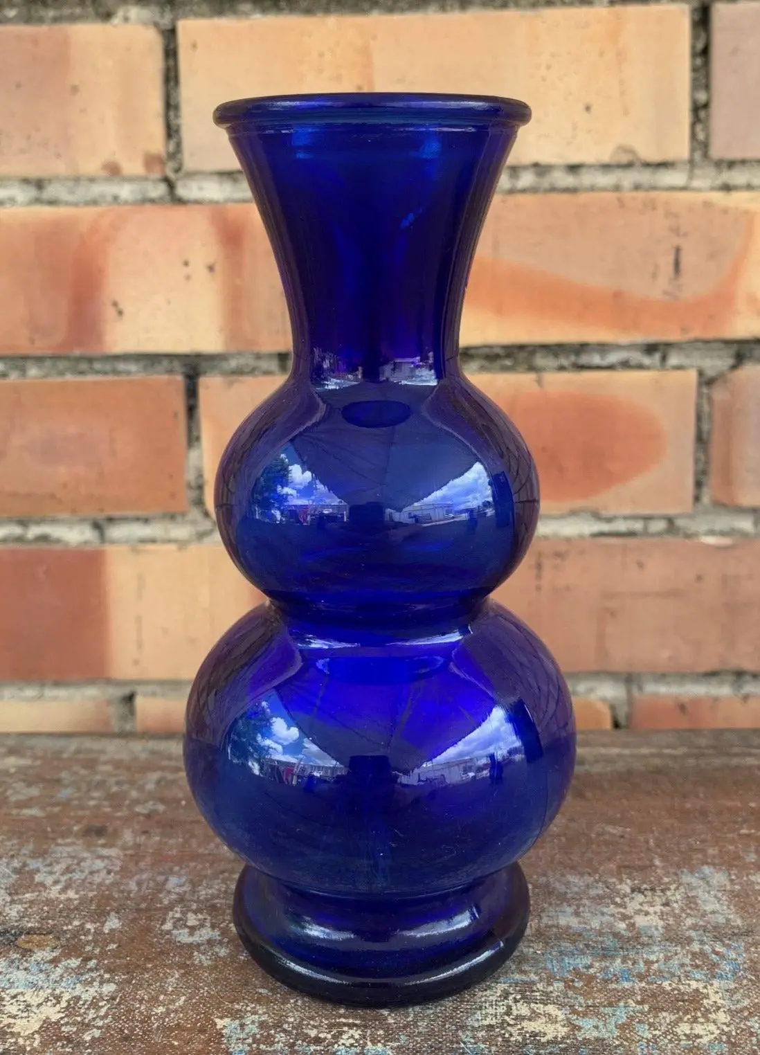 Medium Bulbous Shaped Cobalt Vase 1