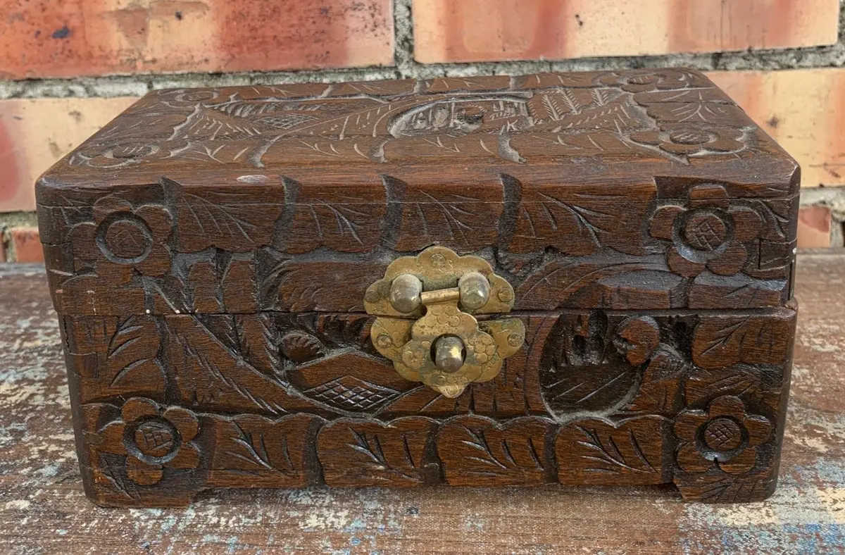 Asian Carved Box 1