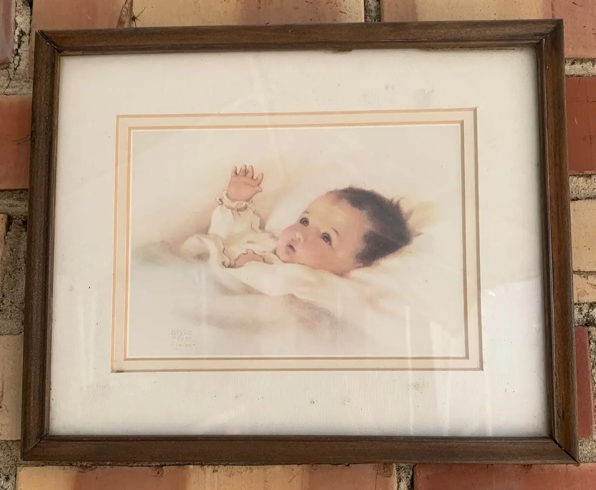 Baby Motif Framed Print By Bessie Pease Gutmann 1