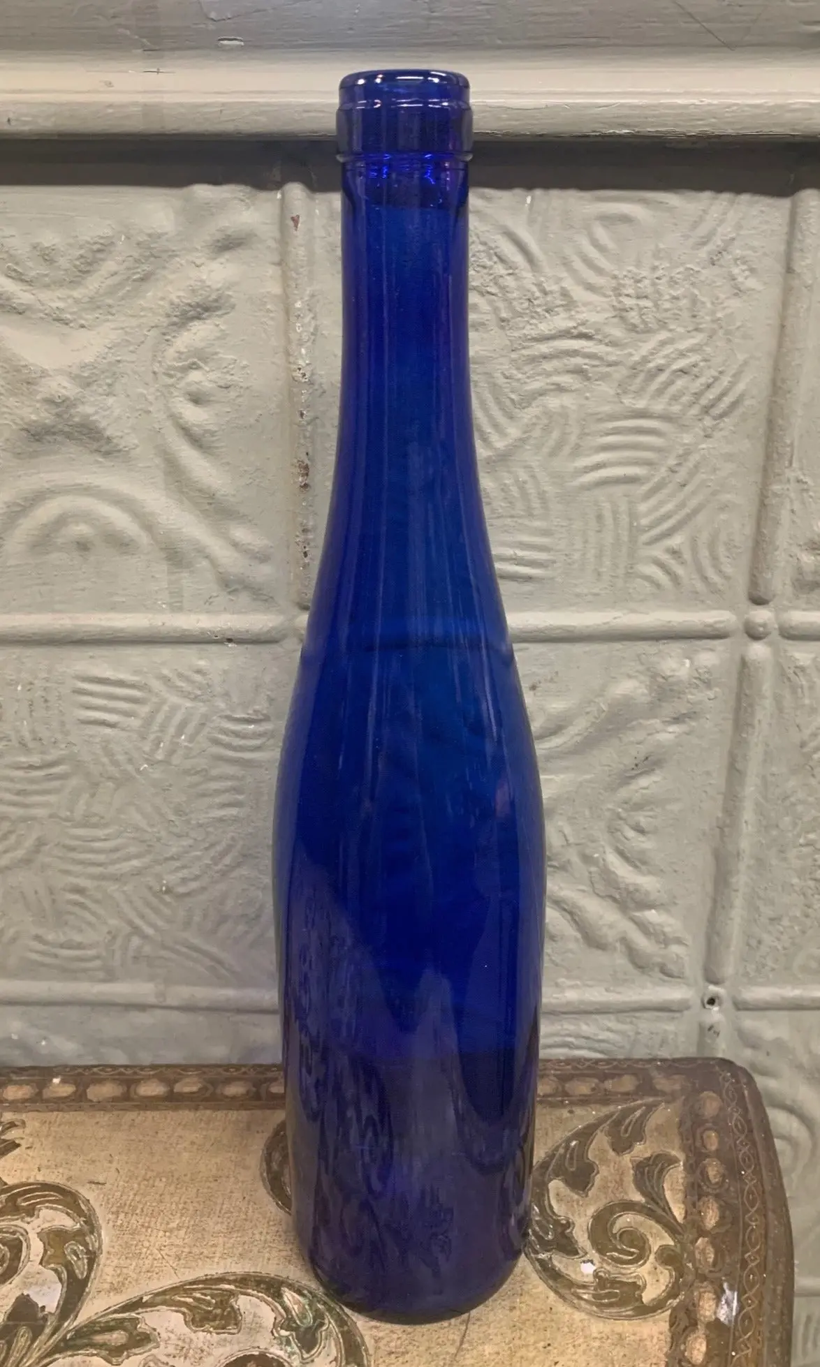 Tall Cobalt Bottle 1