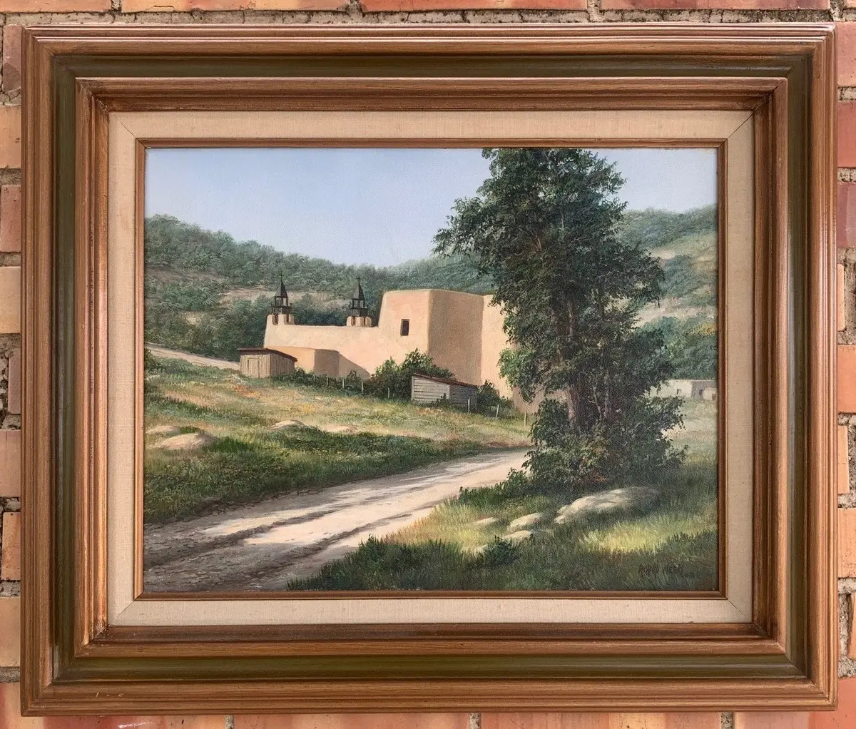 Oil Painting Of Texas Scene By Richard Weers 1