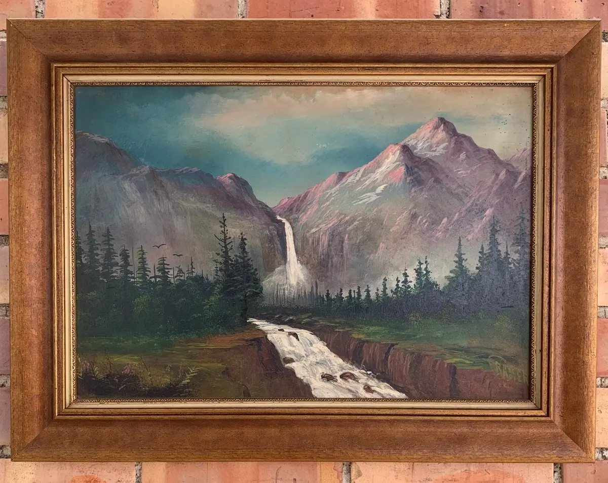 Oil Painting Of Colorado Scene By Earnest Cramer 1