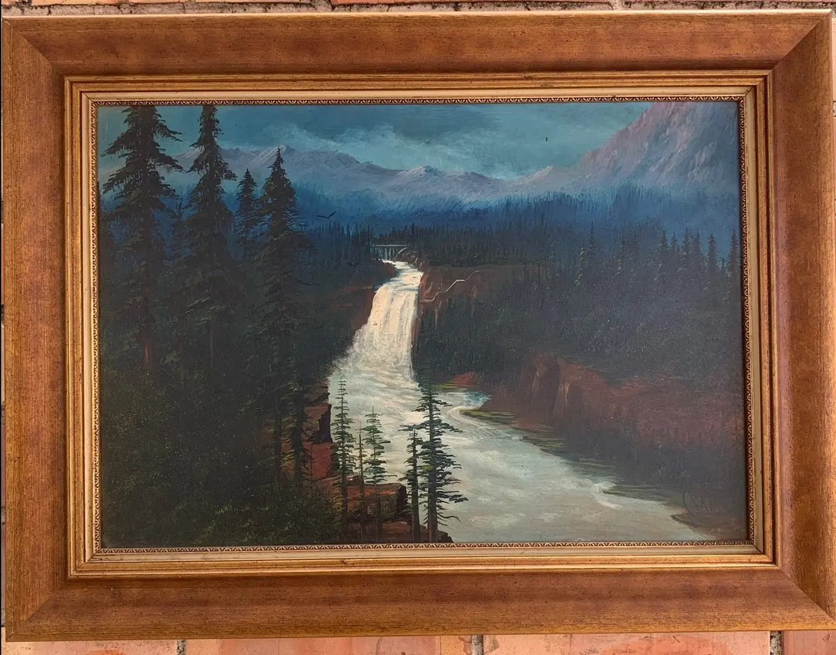Oil Painting Of Colorado Scene By Earnest Cramer 1
