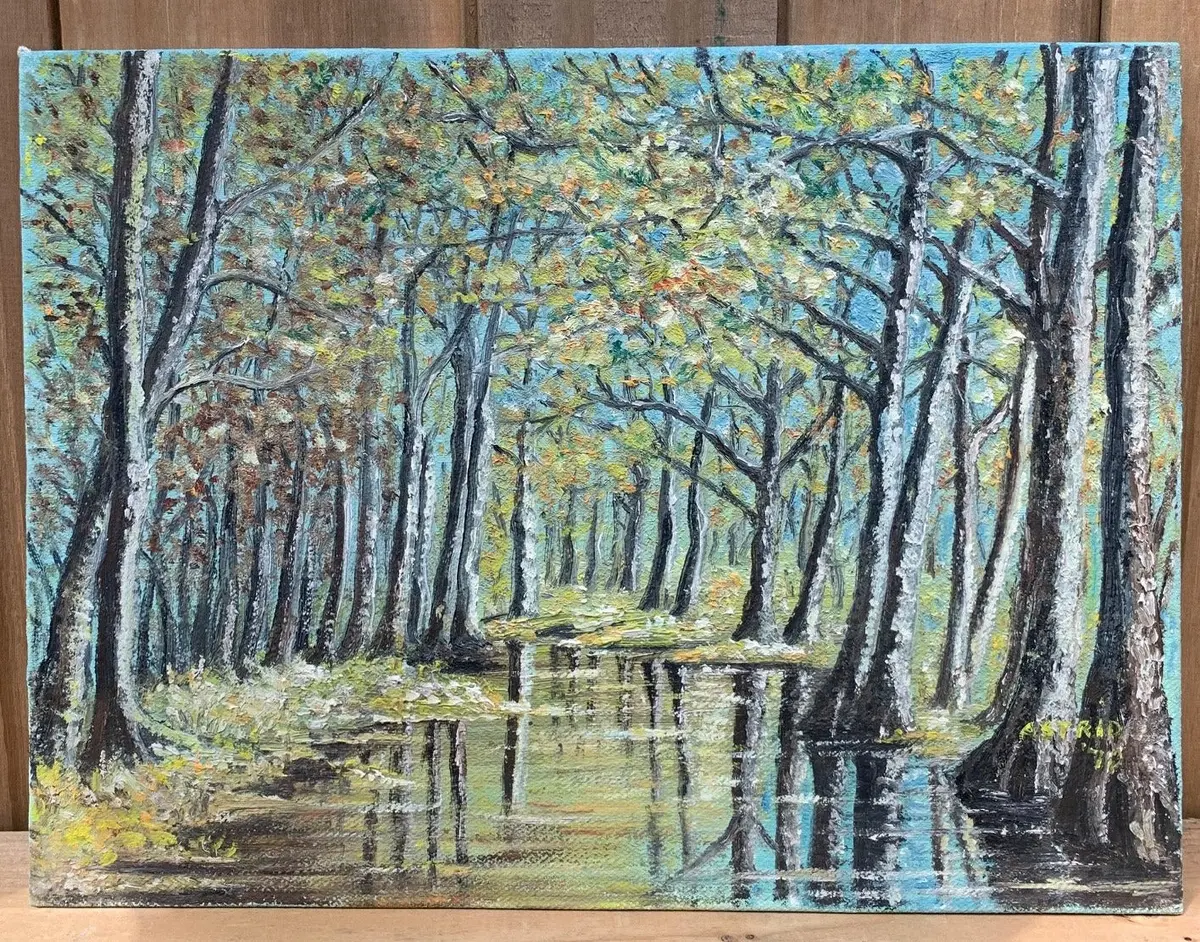 Framed Landscape Oil Painting 1