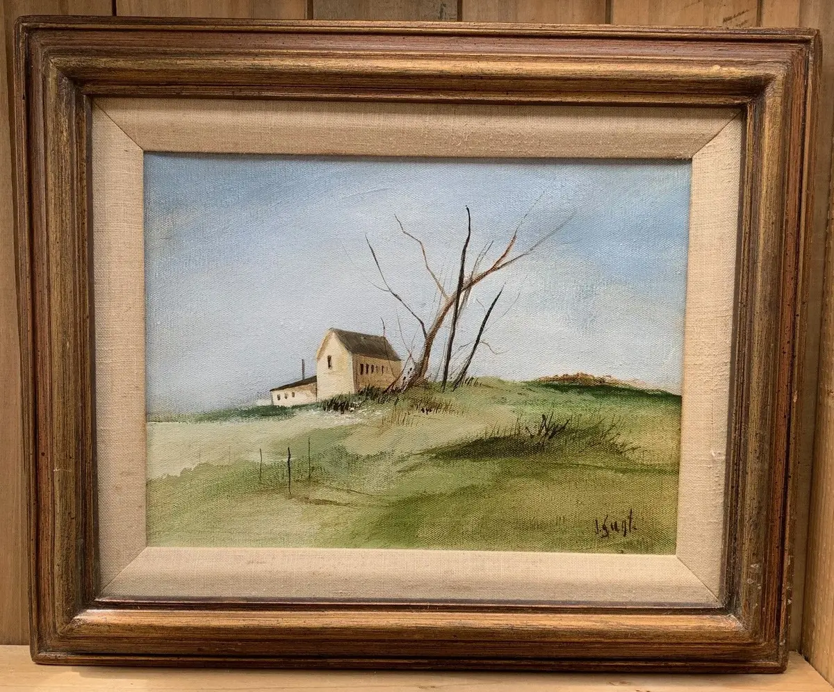 Oil Painting 'Wind Blows' By Tx Artist J. Seagle 1