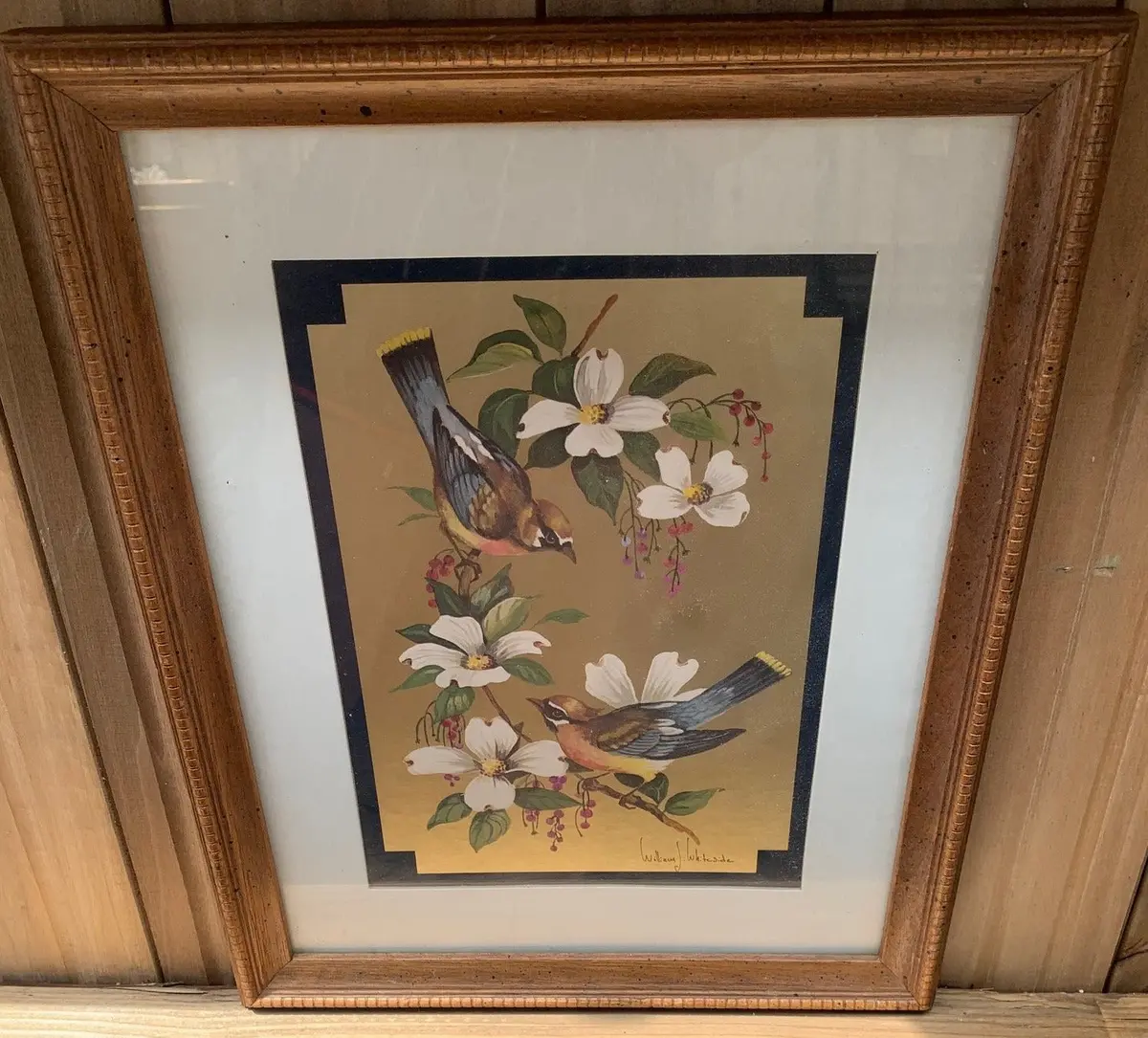 Oil Painting Of Birds By William Whiteside 1