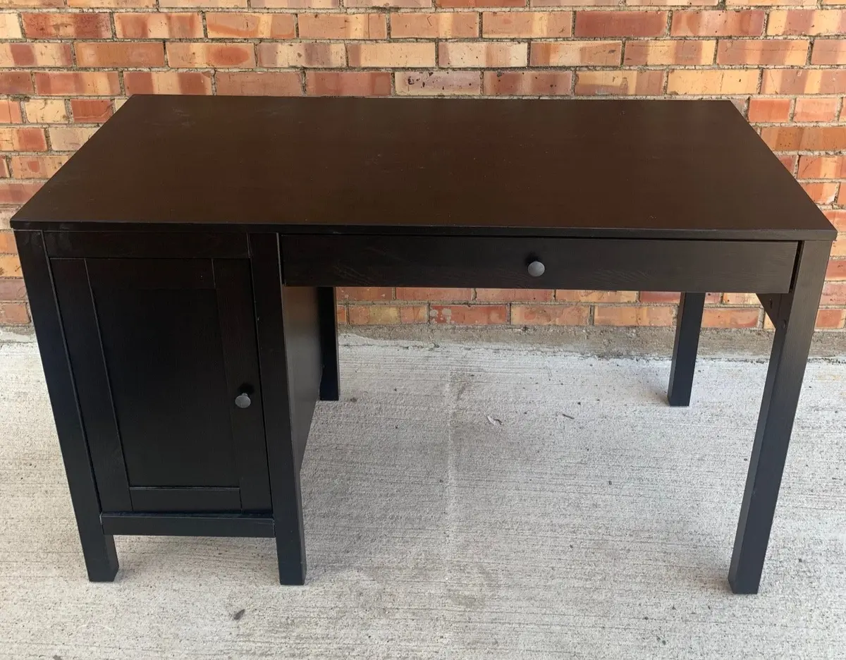 Small Ebonized Brown Desk - Not Old 1