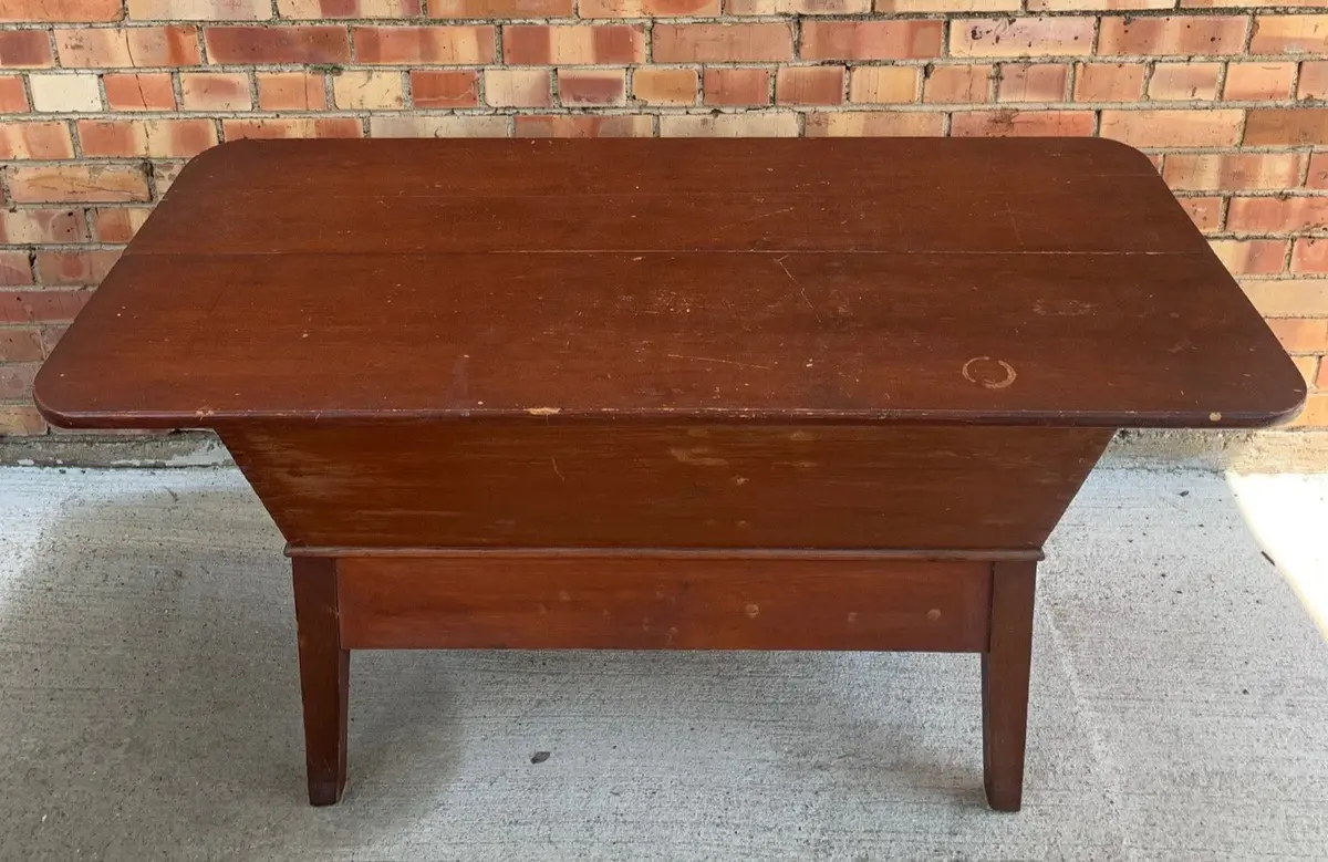 Early American Dovetailed Dough Box 1