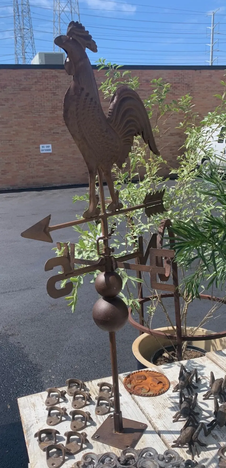 Tin Rooster Weather Vane 1