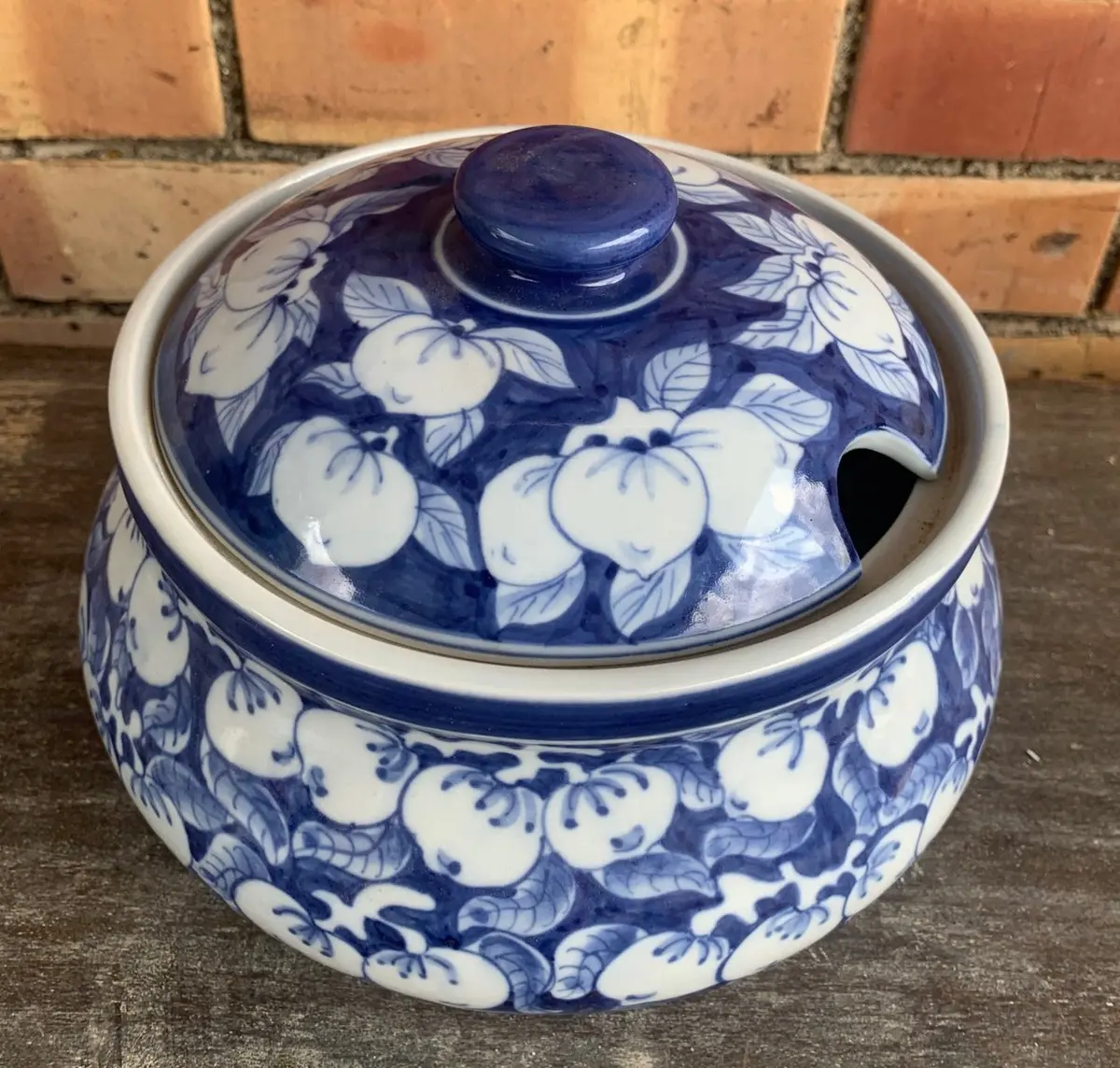 Blue And White Round Tureen 1