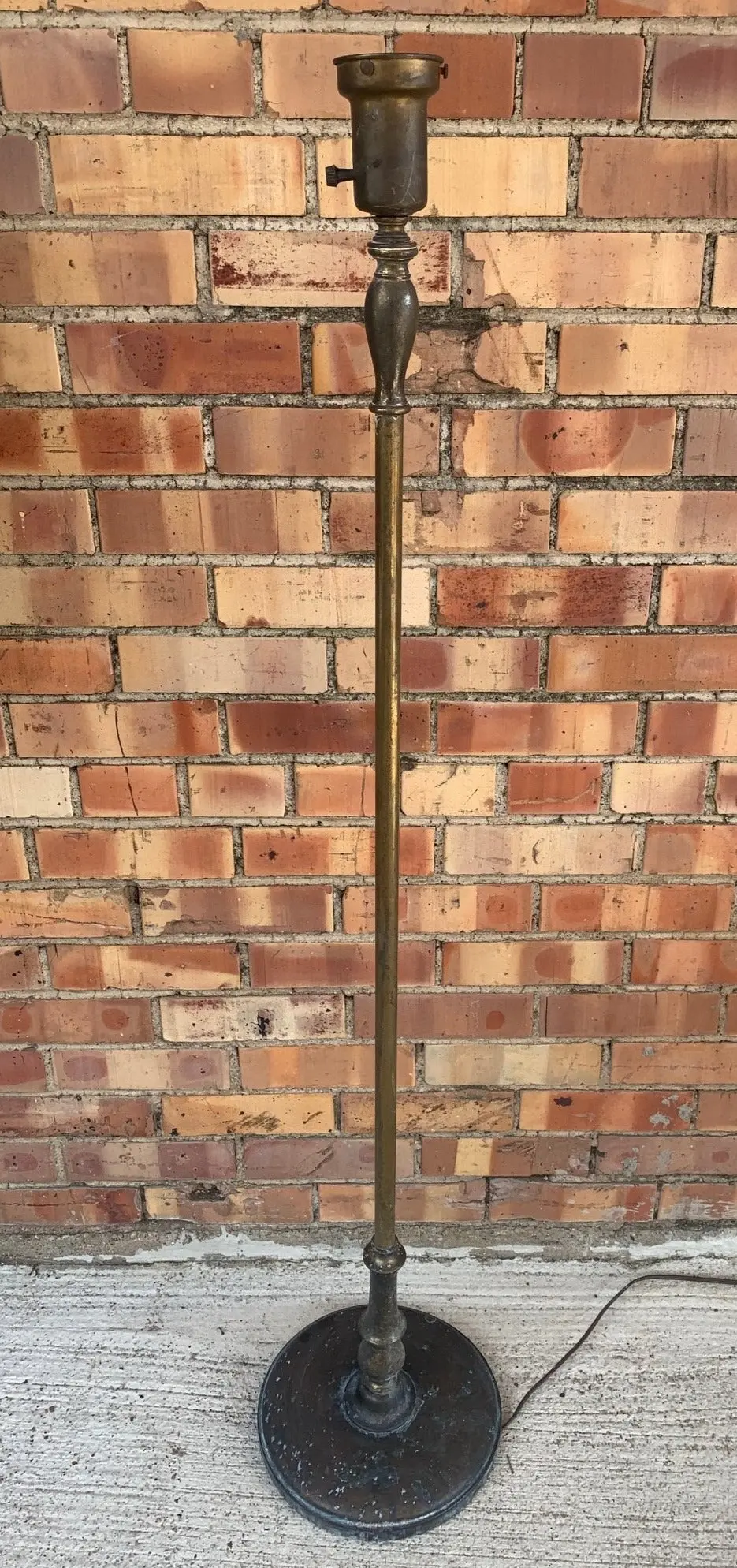 As Found Brass Floor Lamp 1