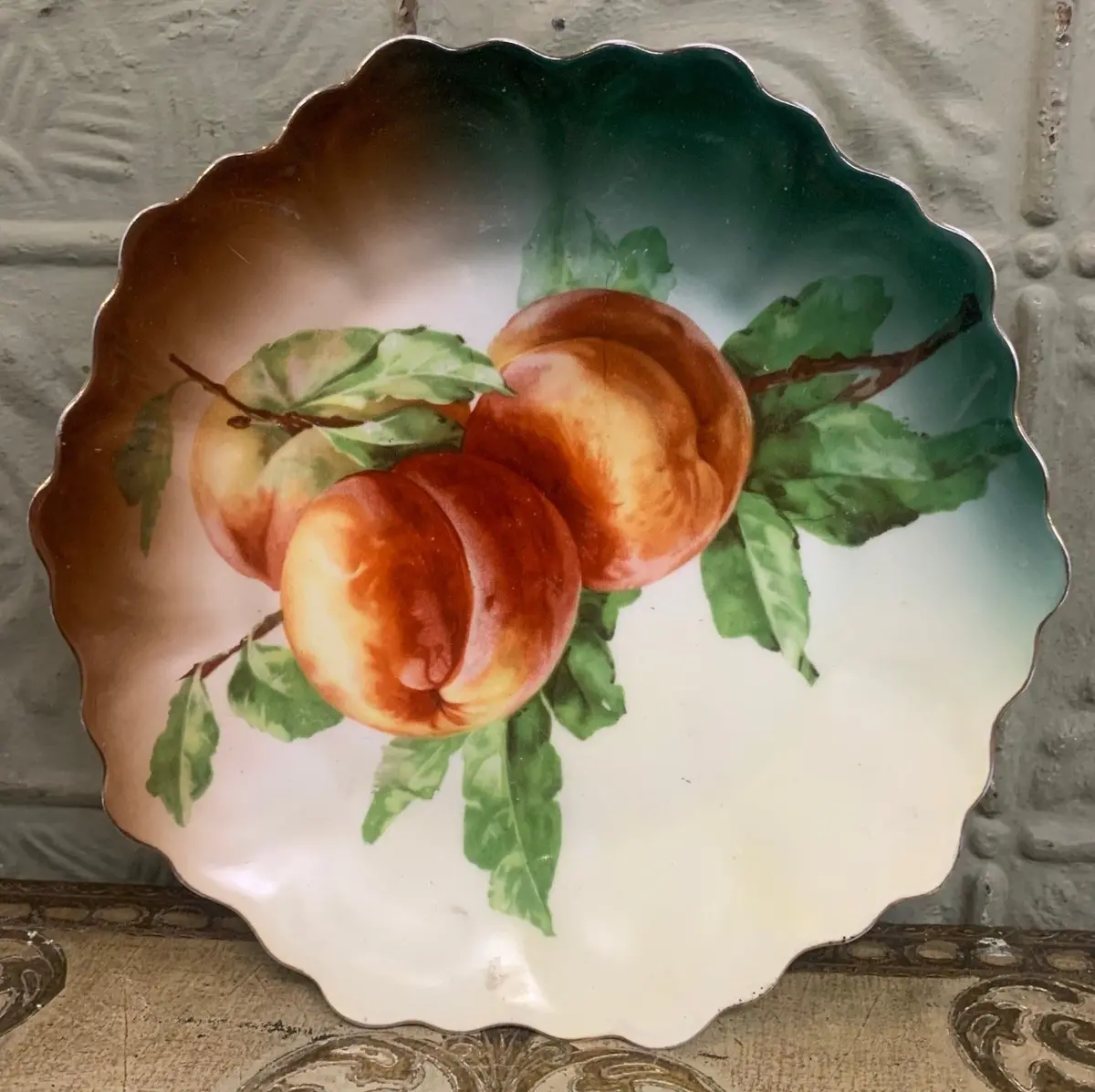 Porcelain Fruit Hand Painted Bavarian Plate 1