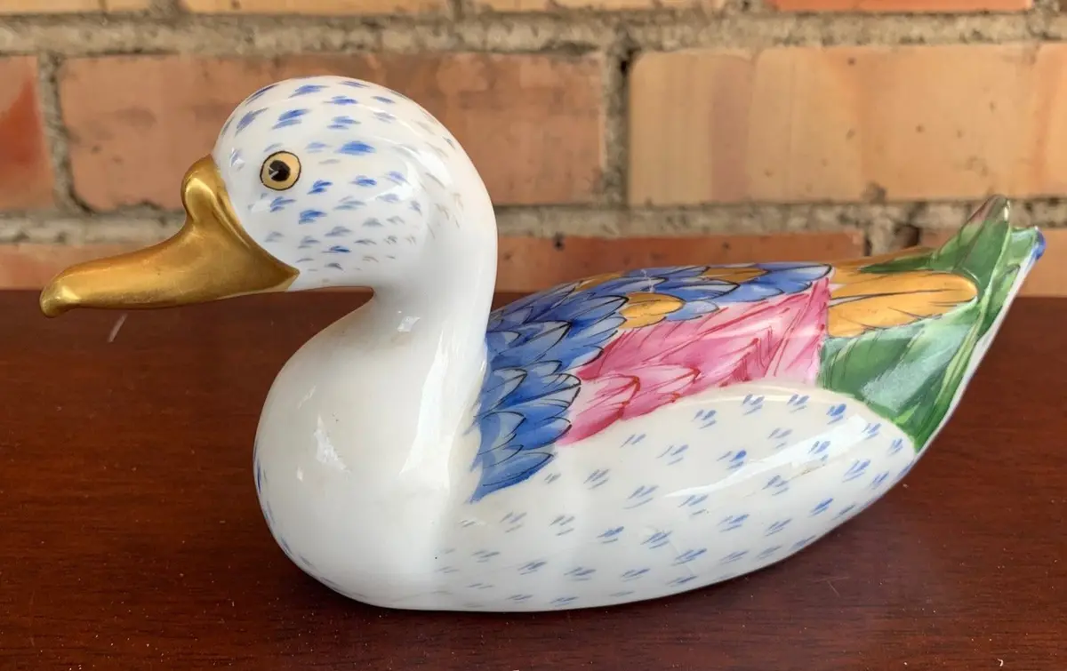 Portugese Porcelain Duck - As Found 1