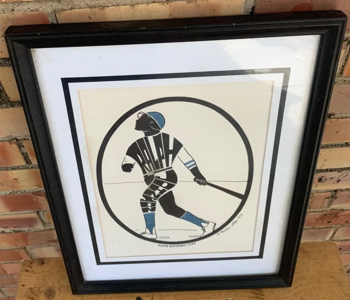 Ralph Johnson Commemorative Silhouette Print 1