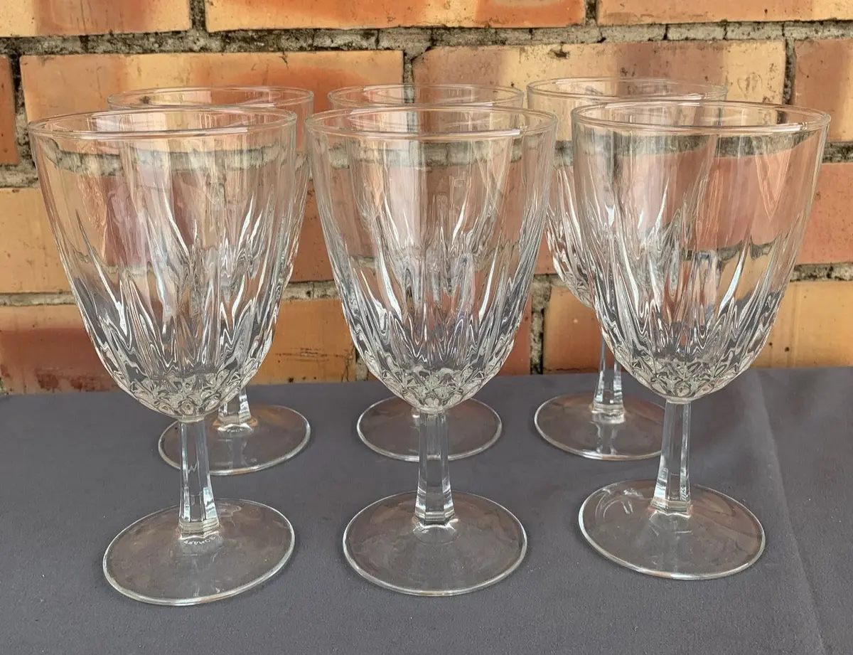Set Of 6 Marked French Wine Stems 1