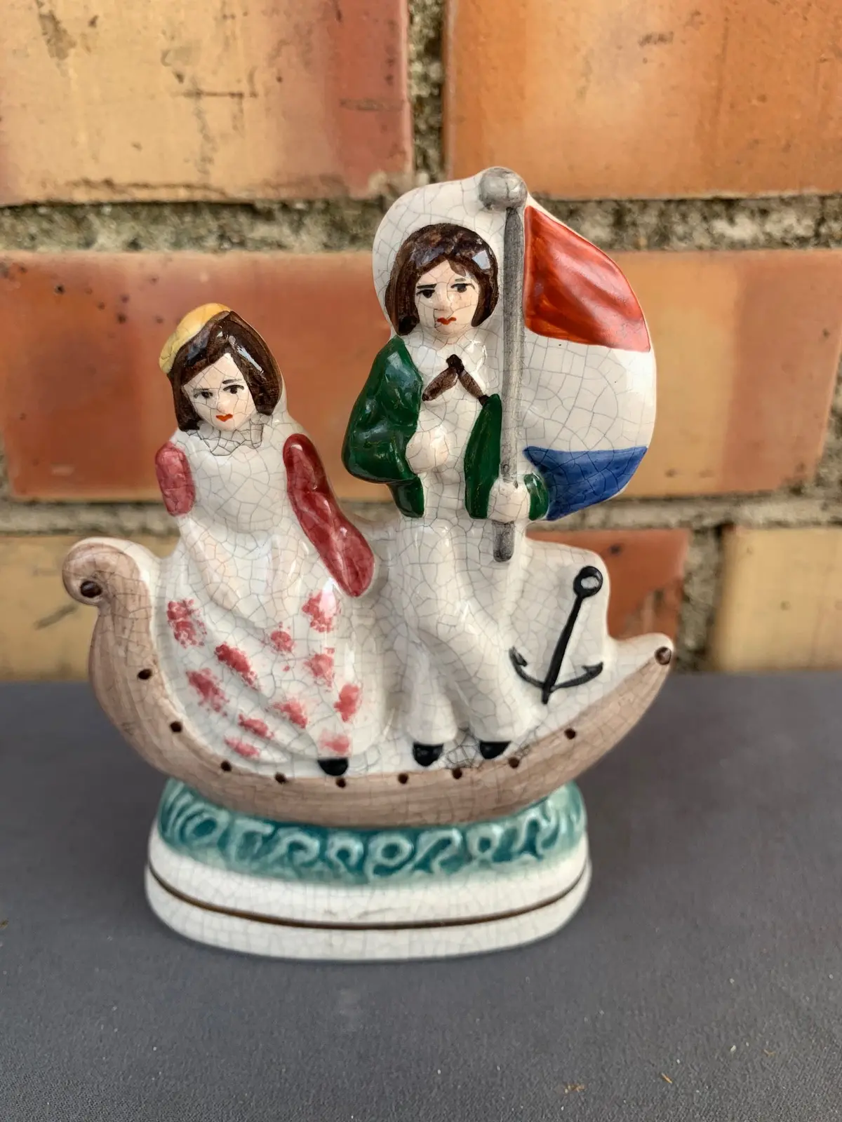 Small Staffordshire Couple In Boat 1