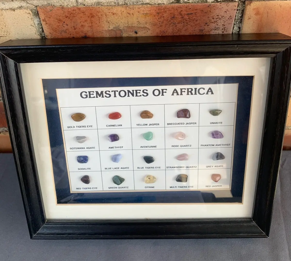 Framed Gemstones From Africa 1