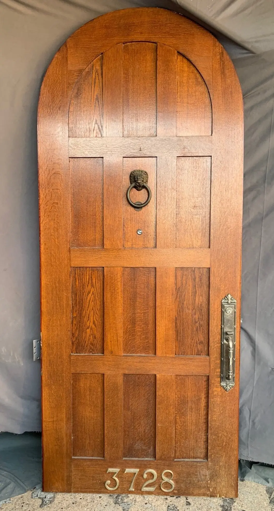 Large Arched Oak Door 1