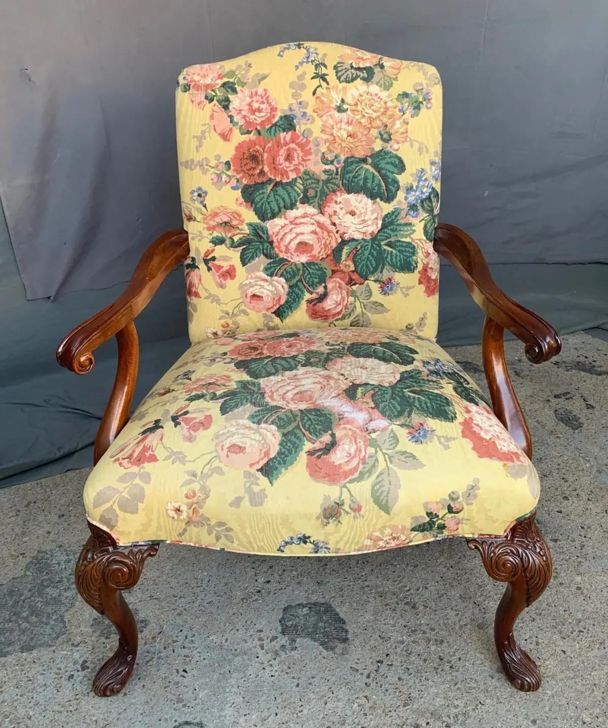 Regence Style Hickory Arm Chair 1