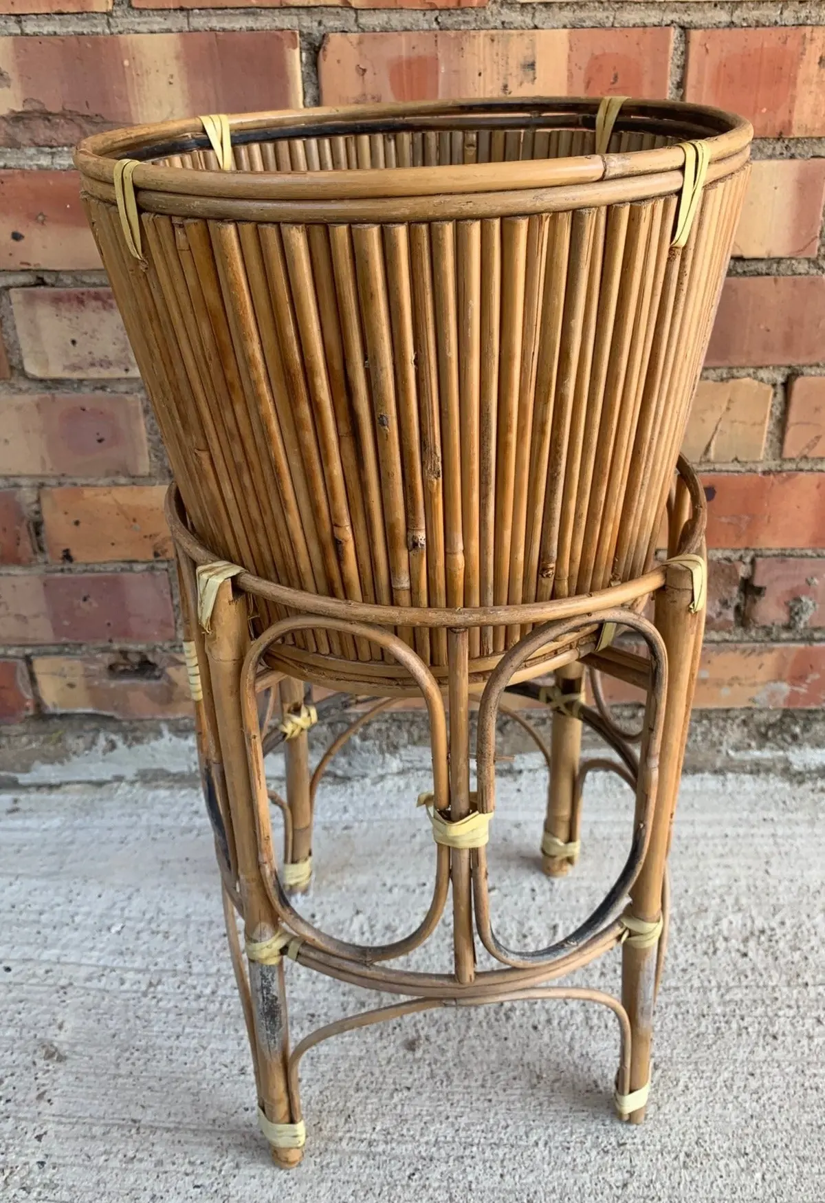 Bamboo Planter And Stand 1