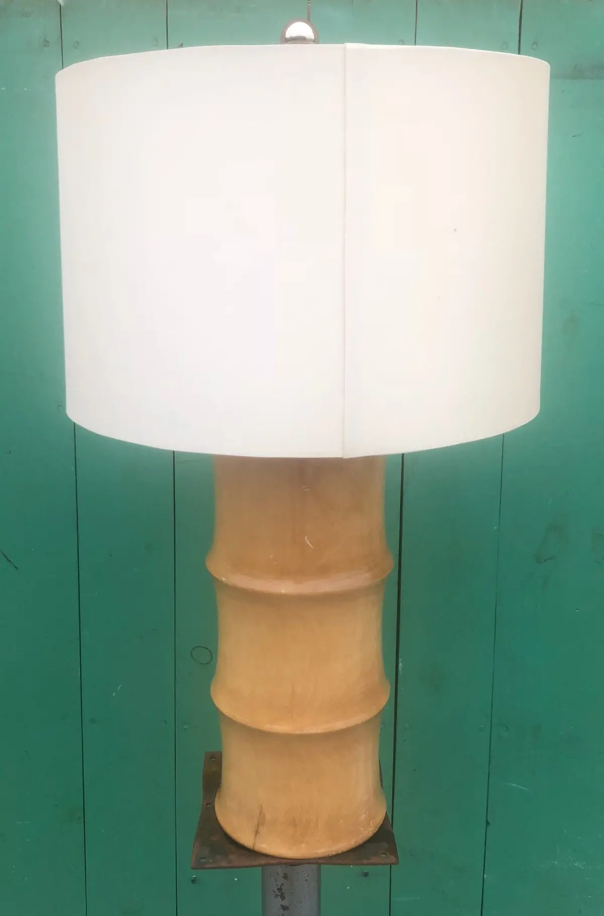Bamboo Style Wood Lamp 1