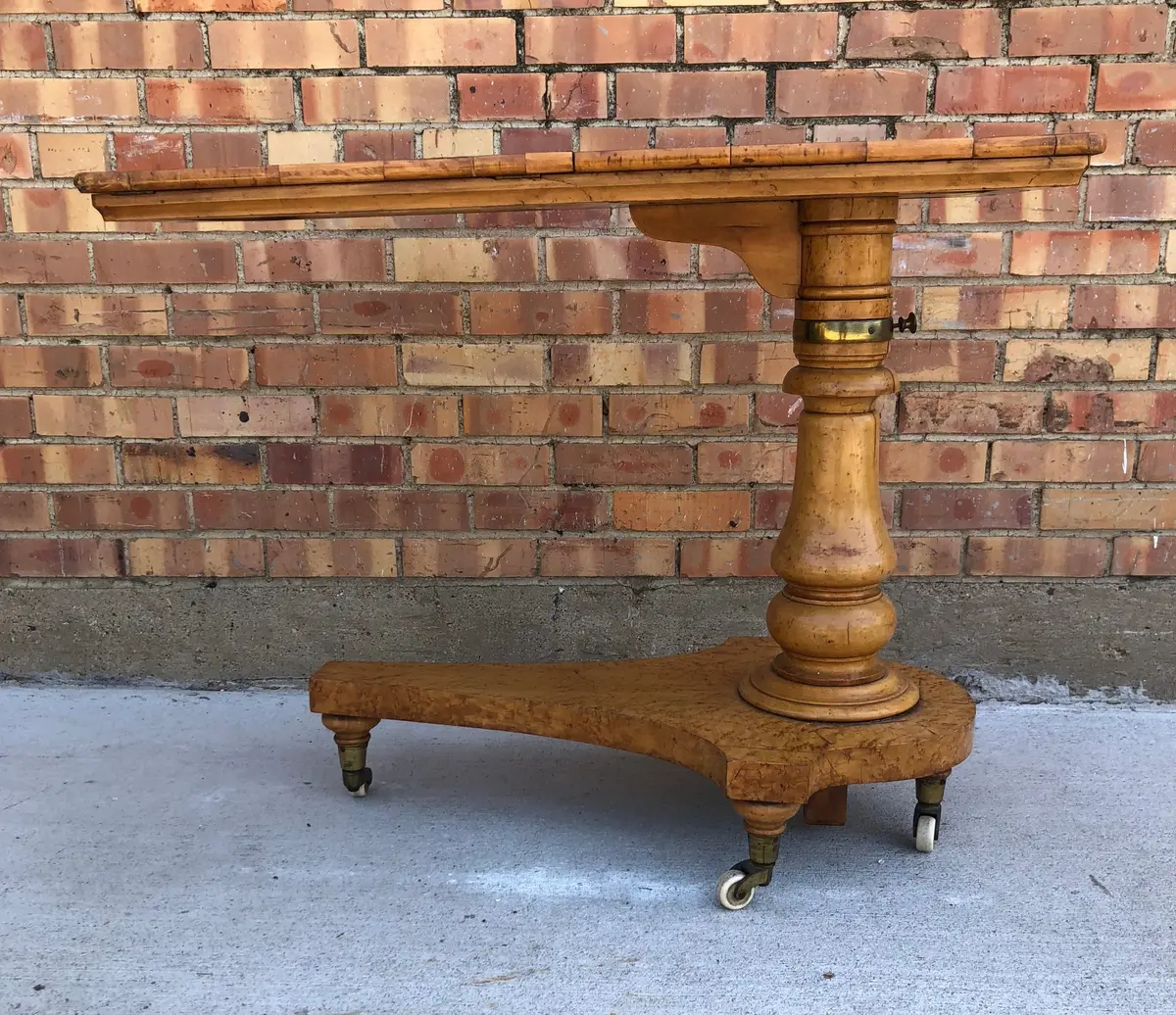 19Th Century Birdseye Maple Writing Desk 1