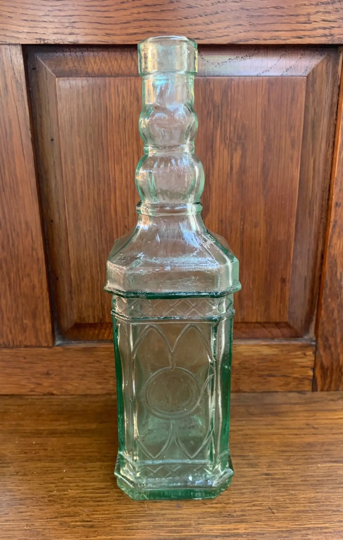 Spanish Gothic Style Green Bottle 1