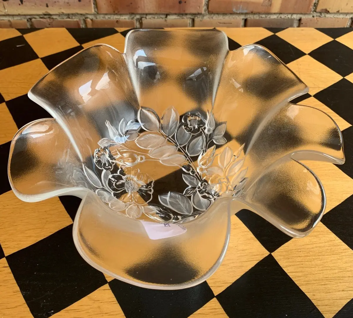 Glass Flower Petals Dish 1