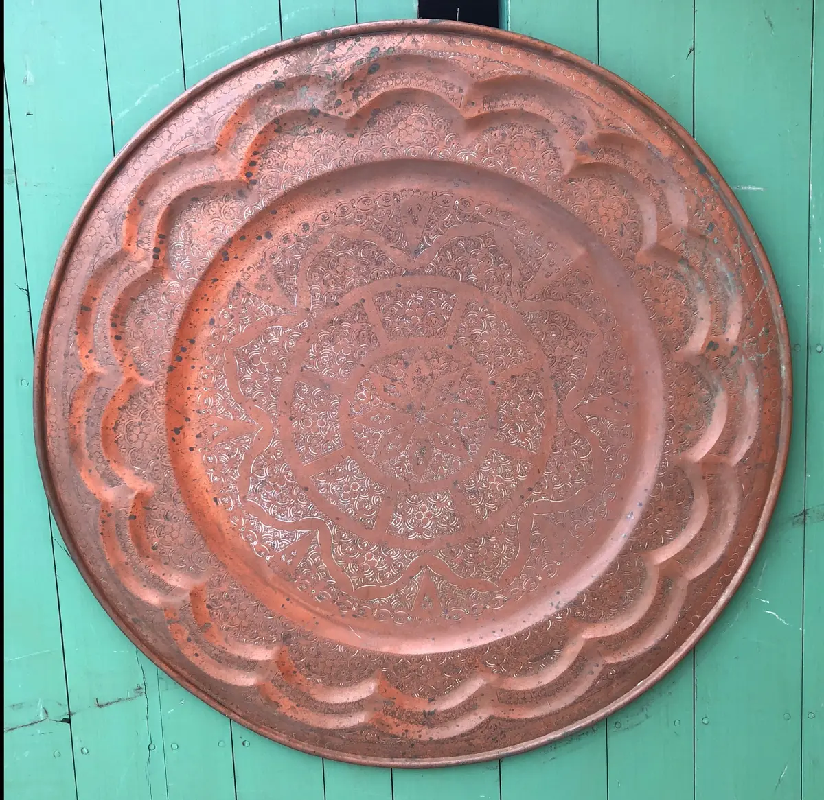 Etched Copper Tray Only 1