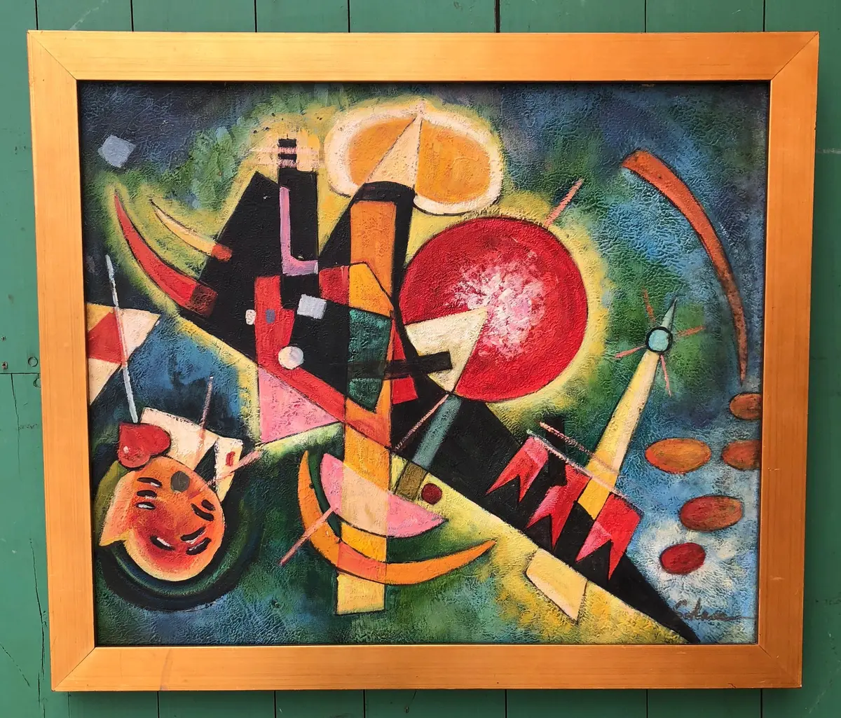 Modern Framed Giclee Oil Painting 1