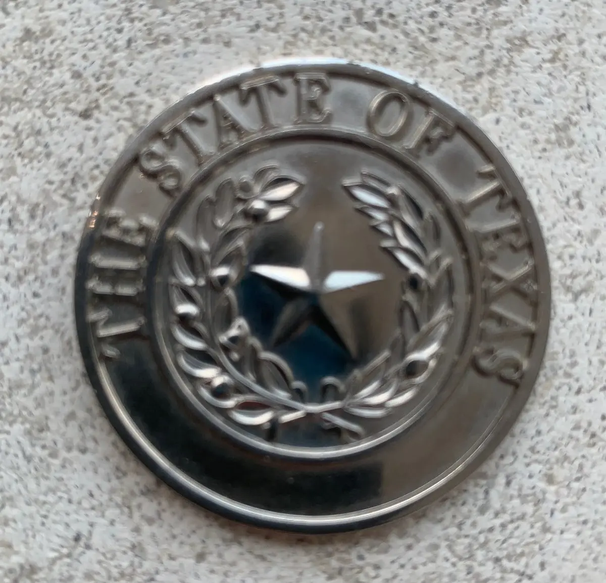 Silverplate Texas Coin 1