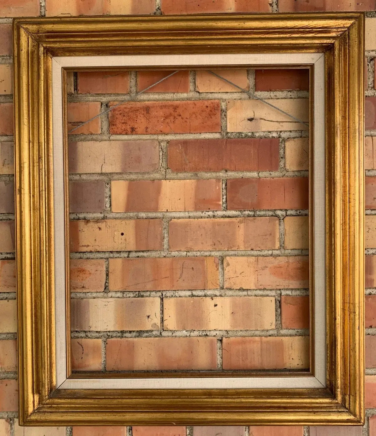 Large Gold Leaf Wood Frame 1