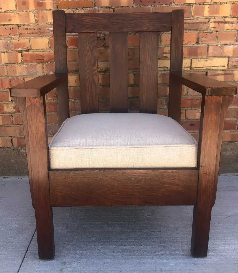 Mission Oak Style Armchair 1