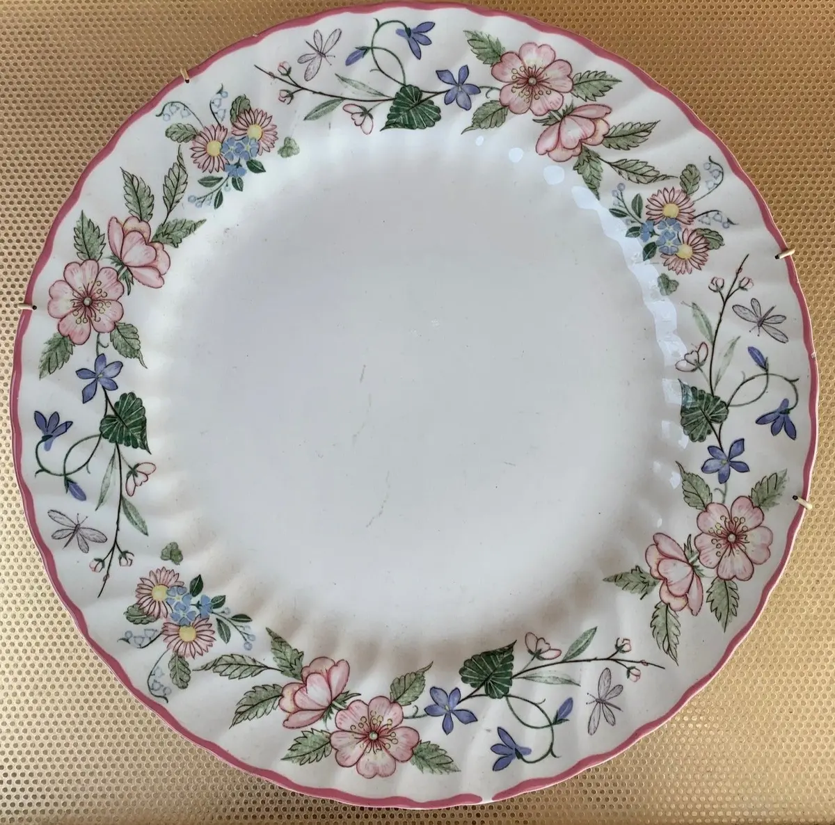 Round Floral 12" Platter 1