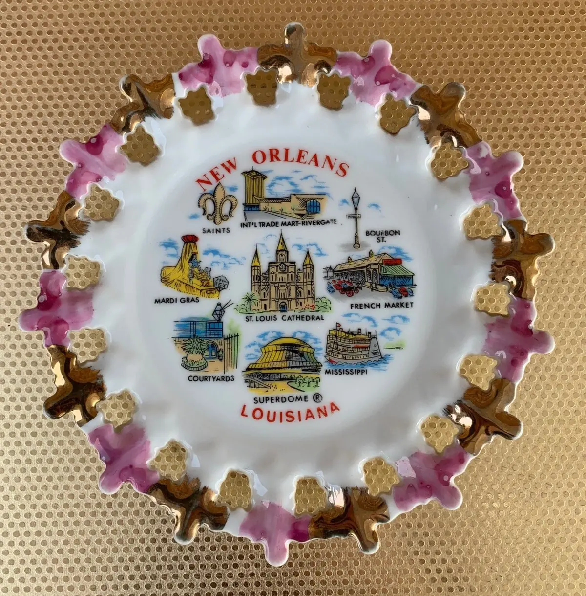 New Orleans 6" Souvenier Plate 1