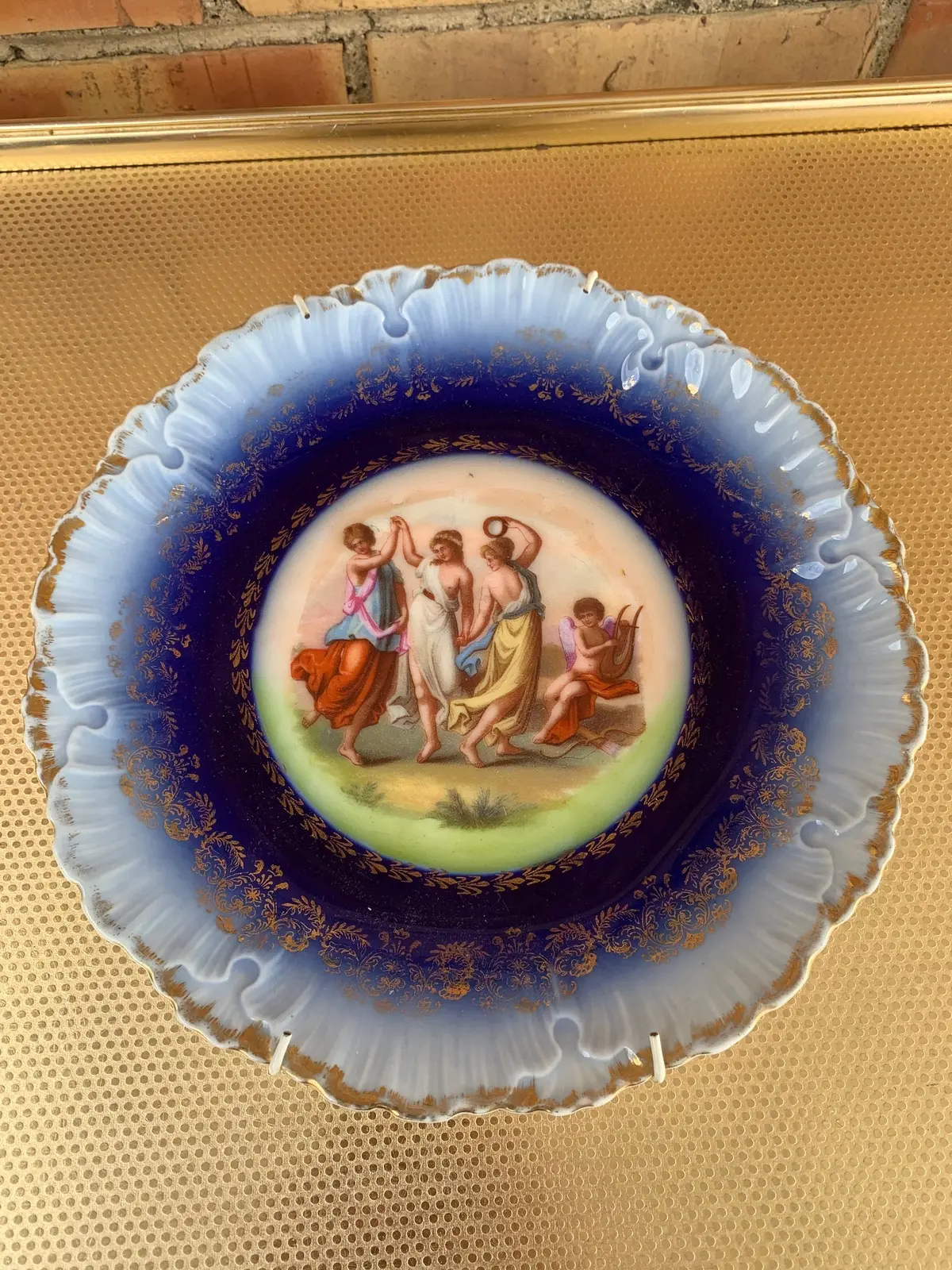 4 Nymphs 9" Plate 1