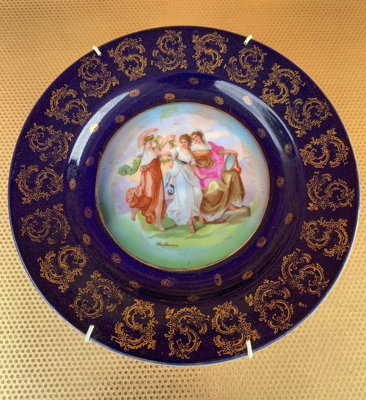 4 Nymphs 9" Plate 1