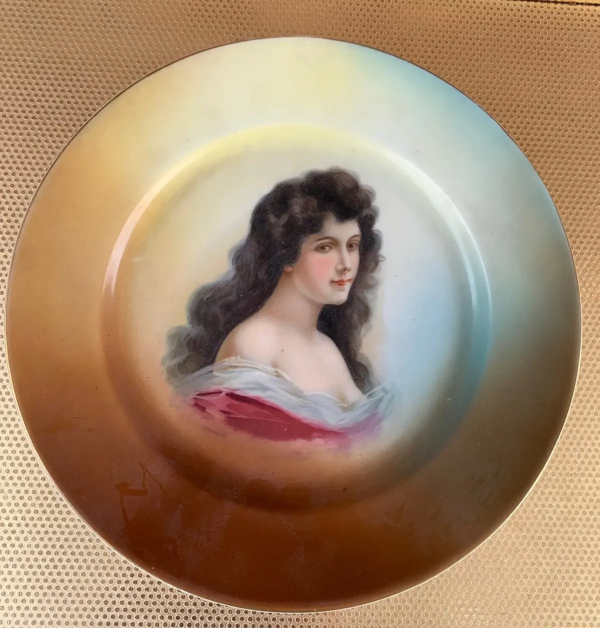 Portrait Plate 9" 1