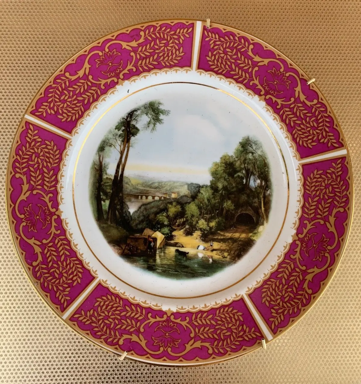 Edwardian Plate With Bridge 1