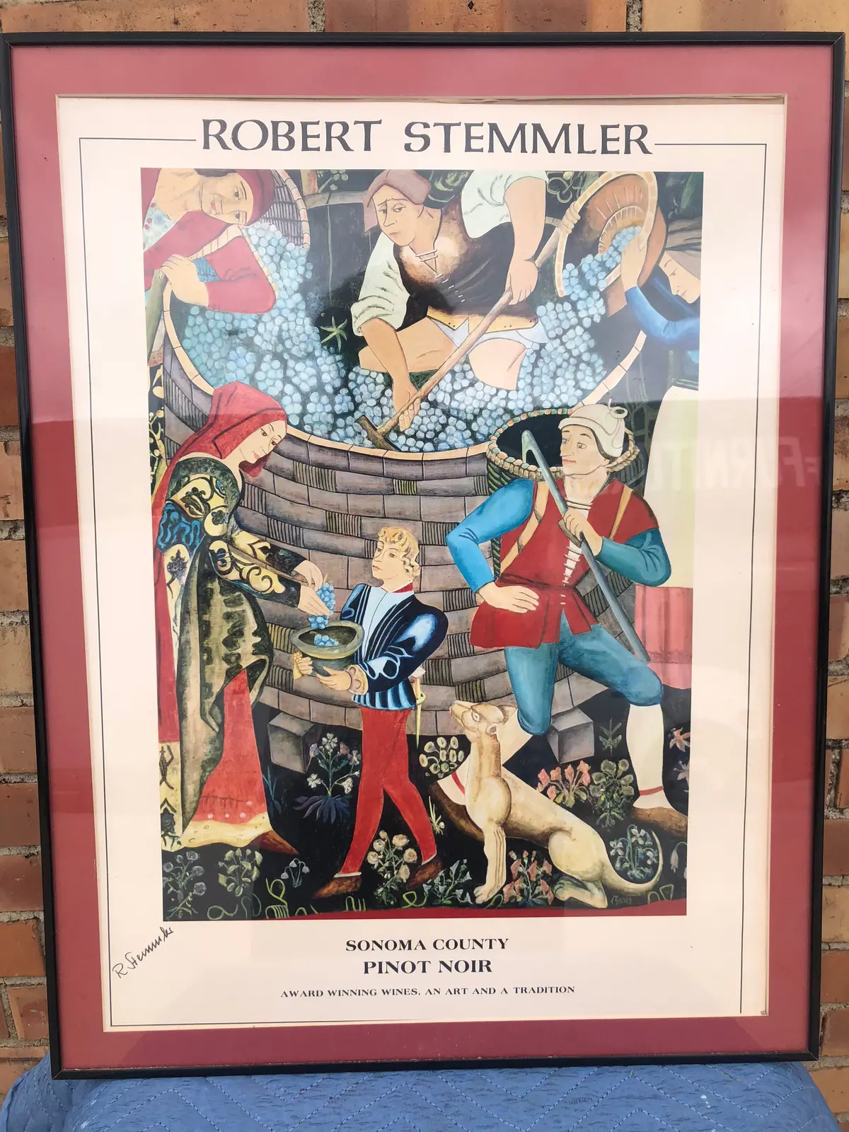 Sonoma County Wine Poster 1