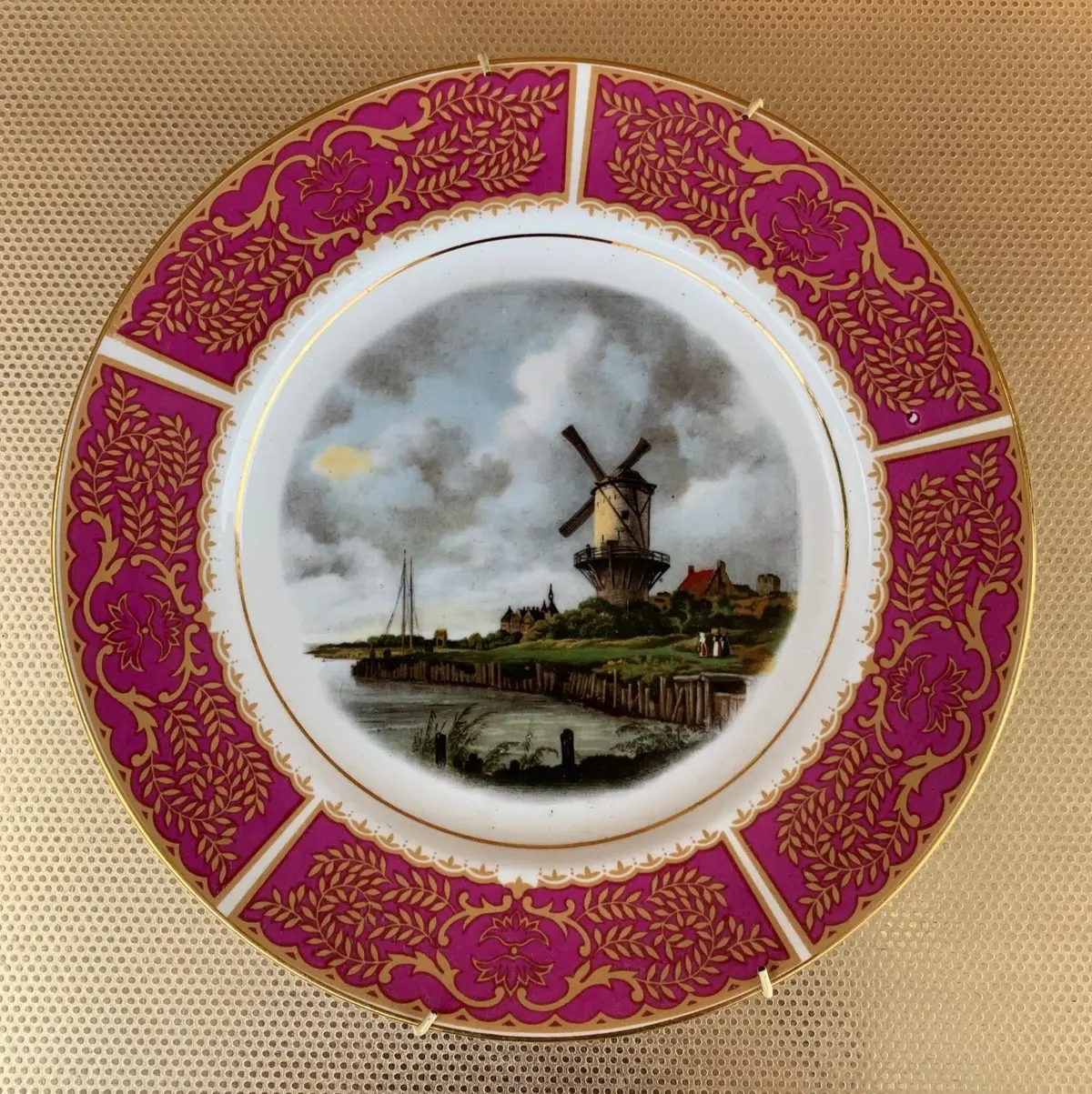 Edwardian Plate With Windmill 1
