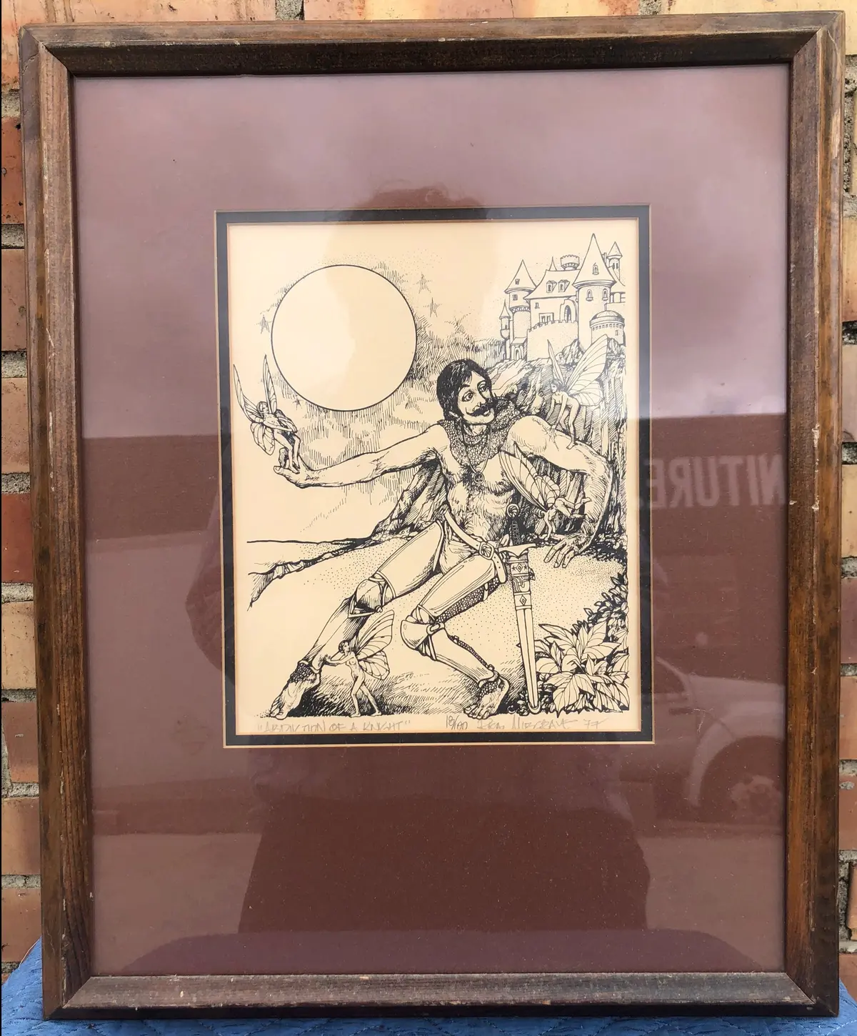 Framed Print Knight Abducted By Fairies 1