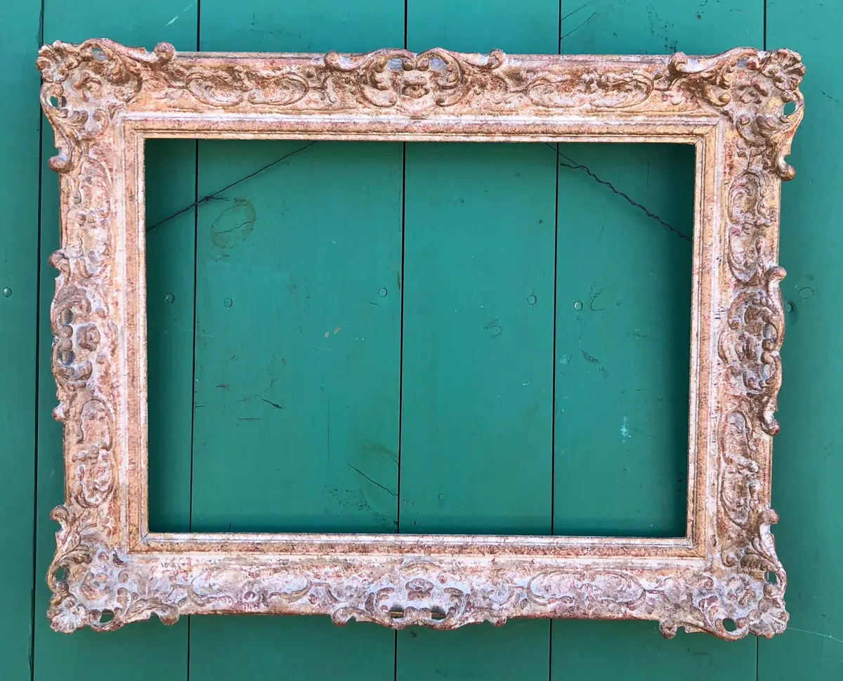 Fancy White Washed Frame 1